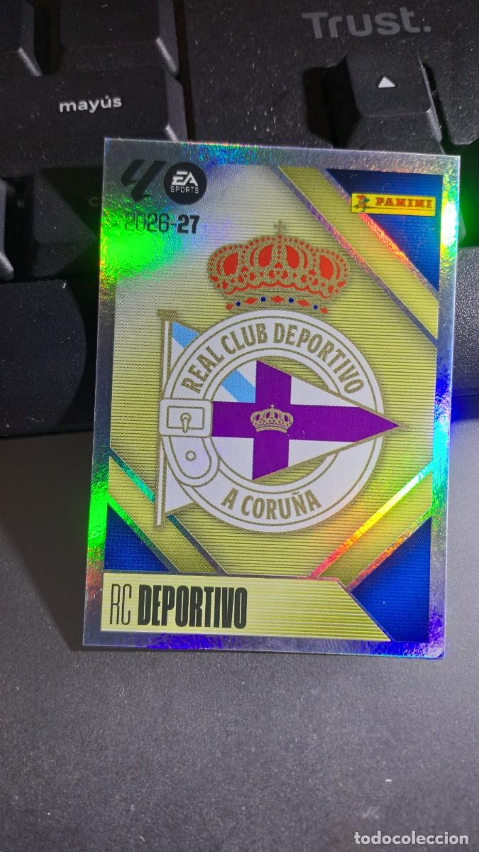 Coleccionismo cromos antiguos: CROMO ESCUDO DEPORTIVO DE LA CORU&Ntilde;A 1 LIGA 2026 2027 26 27 ESTE PANINI NUNCA PEGADO