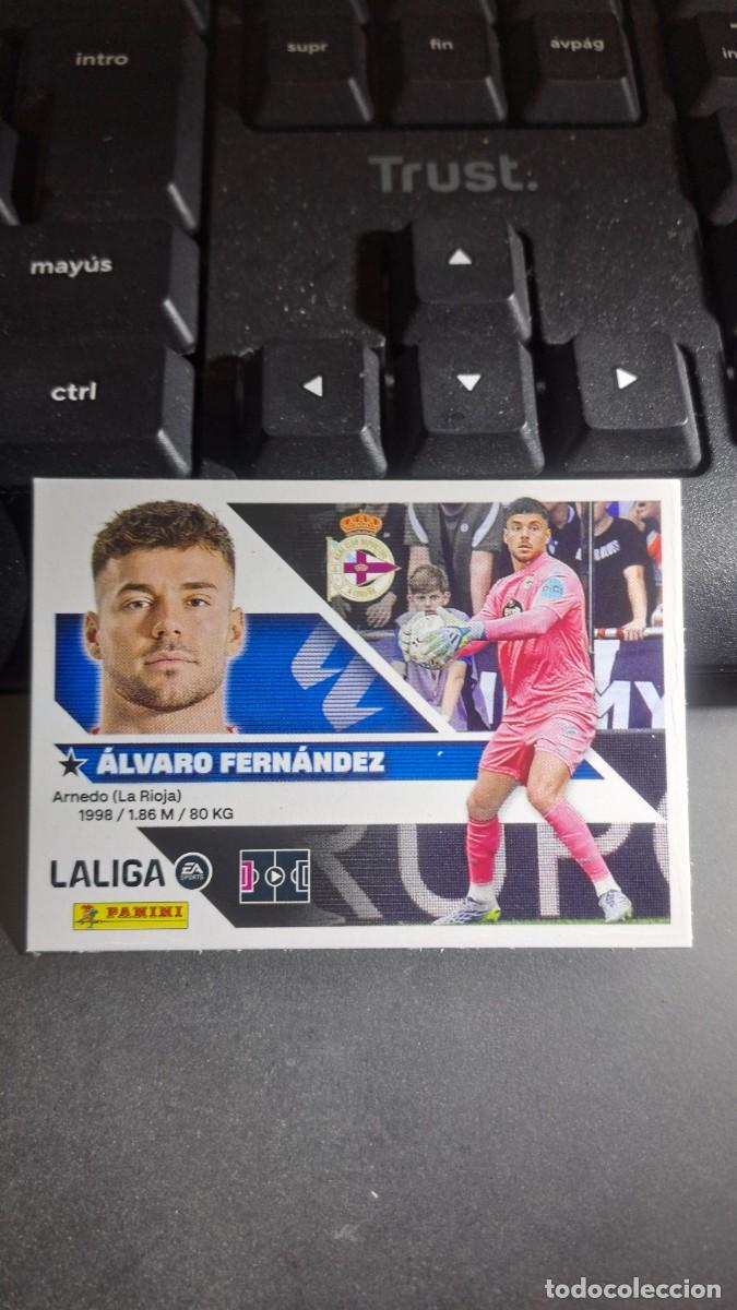 Coleccionismo cromos antiguos: CROMO ALVARO FERNANDEZ 3 DEPORTIVO DE LA CORU&Ntilde;A LIGA 2026 2027 26 27 ESTE PANINI NUNCA PEGADO