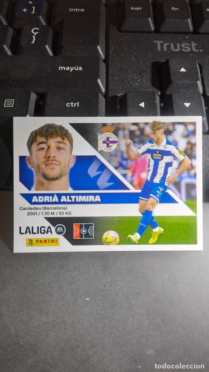 Coleccionismo cromos antiguos: CROMO ADRIA ALTIMIRA 5 DEPORTIVO DE LA CORU&Ntilde;A LIGA 2026 2027 26 27 ESTE PANINI NUNCA PEGADO