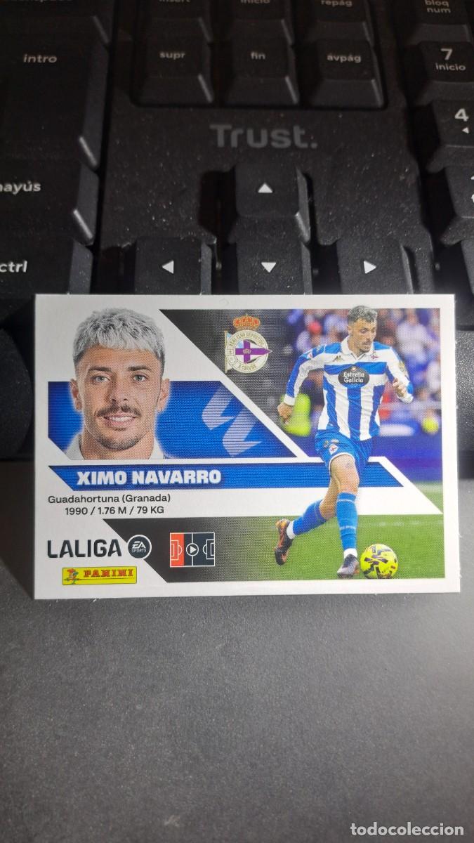 Coleccionismo cromos antiguos: CROMO XIMO NAVARRO 9A 9 A DEPORTIVO DE LA CORU&Ntilde;A LIGA 2026 2027 26 27 ESTE PANINI NUNCA PEGADO