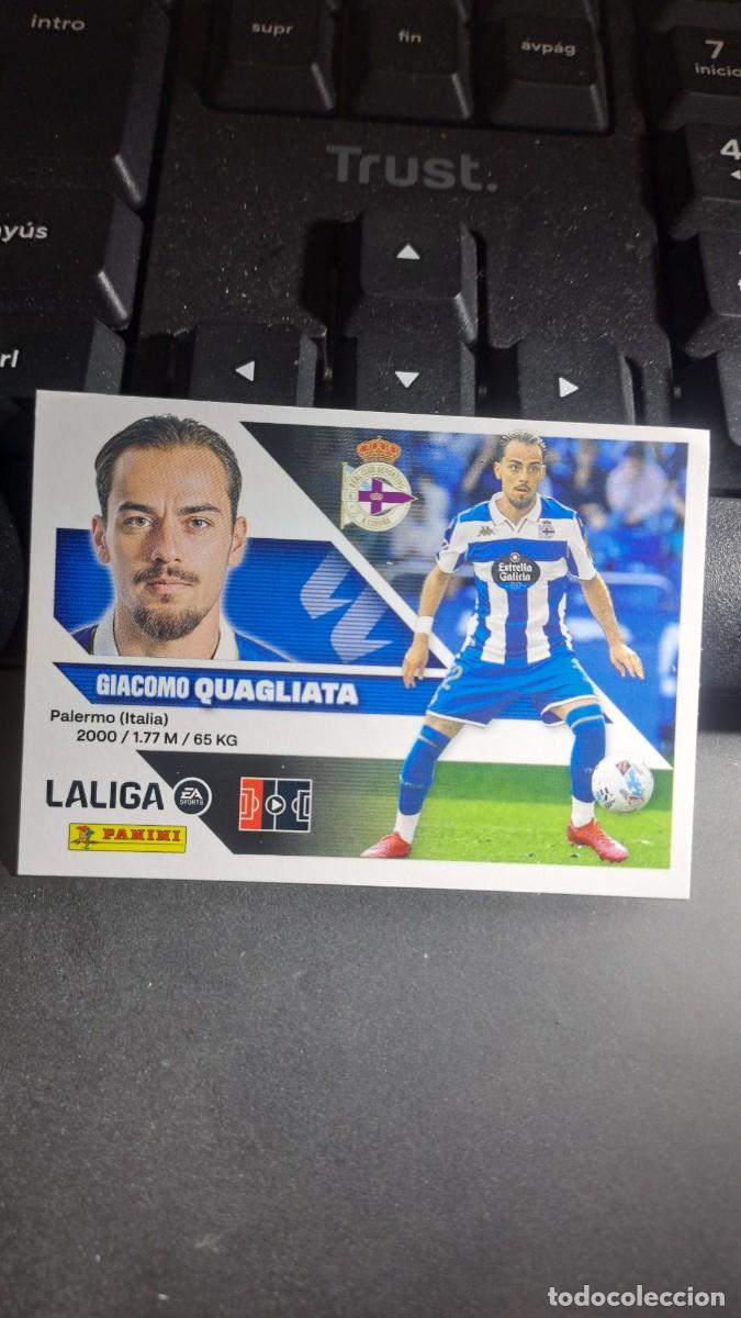 Coleccionismo cromos antiguos: CROMO QUAGLIATA 10 DEPORTIVO DE LA CORU&Ntilde;A LIGA 2026 2027 26 27 ESTE PANINI NUNCA PEGADO