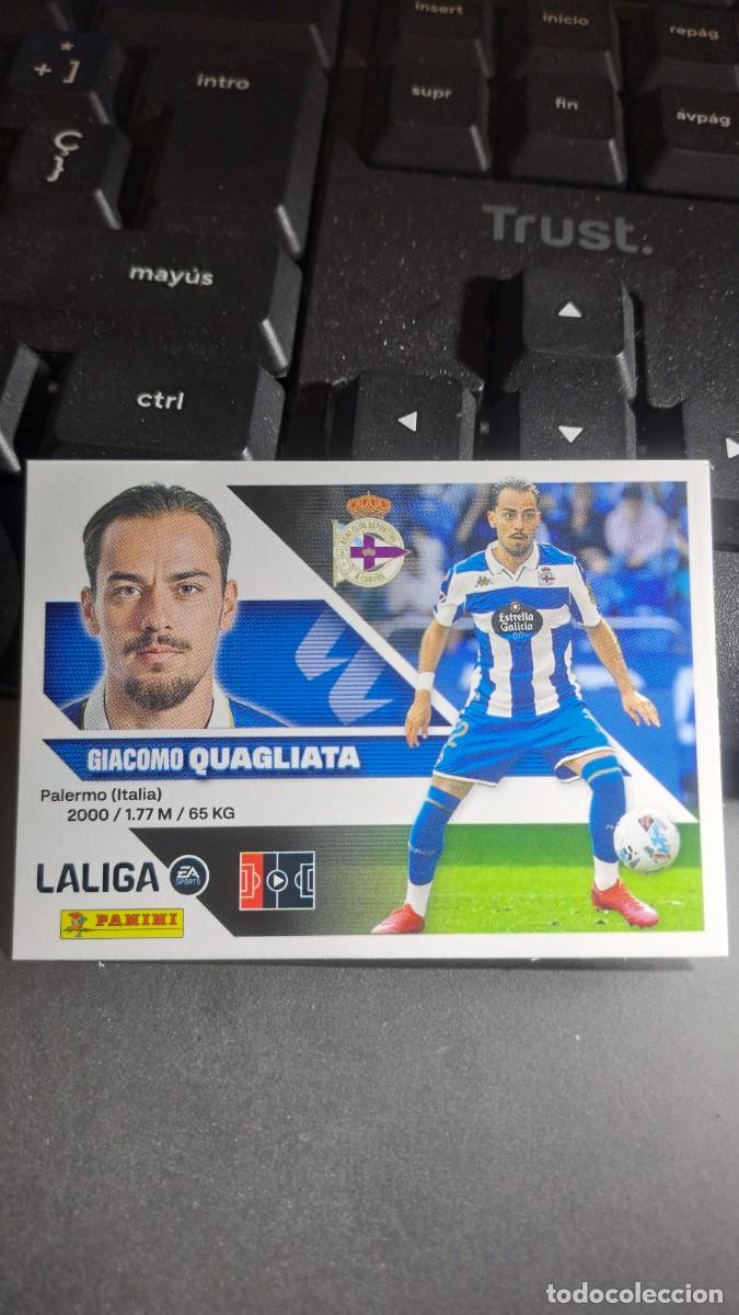 Coleccionismo cromos antiguos: CROMO QUAGLIATA 10 DEPORTIVO DE LA CORU&Ntilde;A LIGA 2026 2027 26 27 ESTE PANINI NUNCA PEGADO