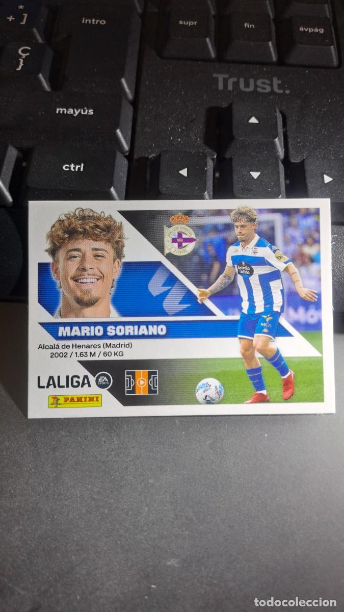 Coleccionismo cromos antiguos: CROMO MARIO SORIANO 13 DEPORTIVO DE LA CORU&Ntilde;A LIGA 2026 2027 26 27 ESTE PANINI NUNCA PEGADO