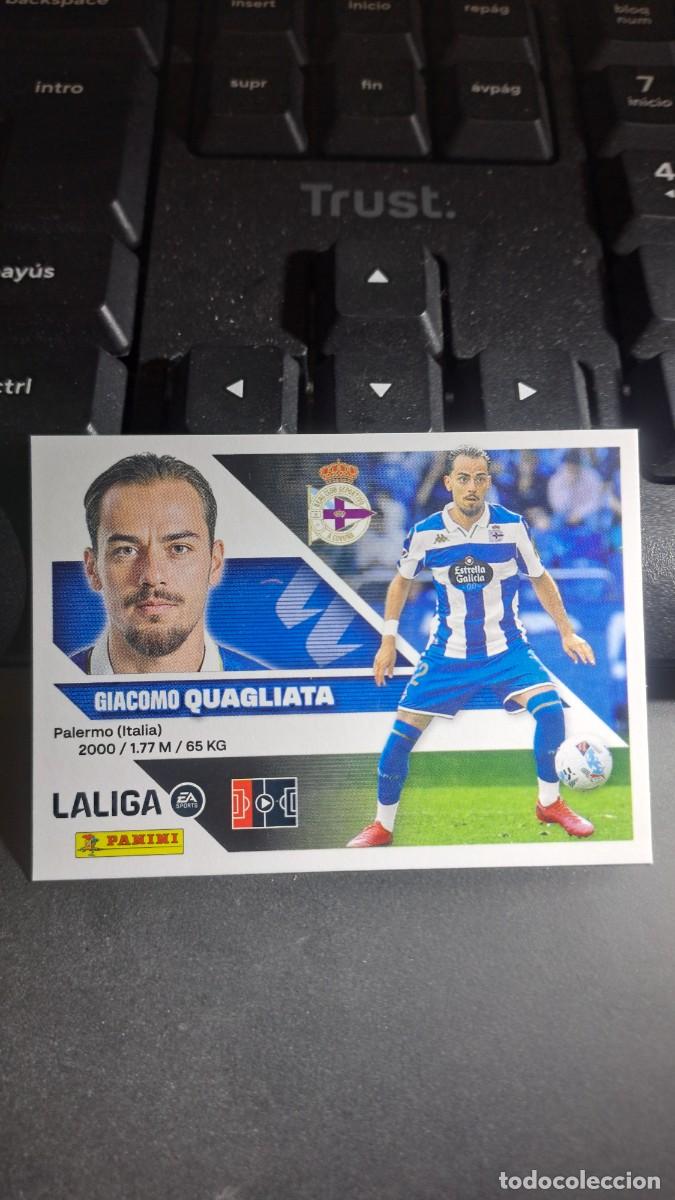 Coleccionismo cromos antiguos: CROMO QUAGLIATA 10 DEPORTIVO DE LA CORU&Ntilde;A LIGA 2026 2027 26 27 ESTE PANINI NUNCA PEGADO