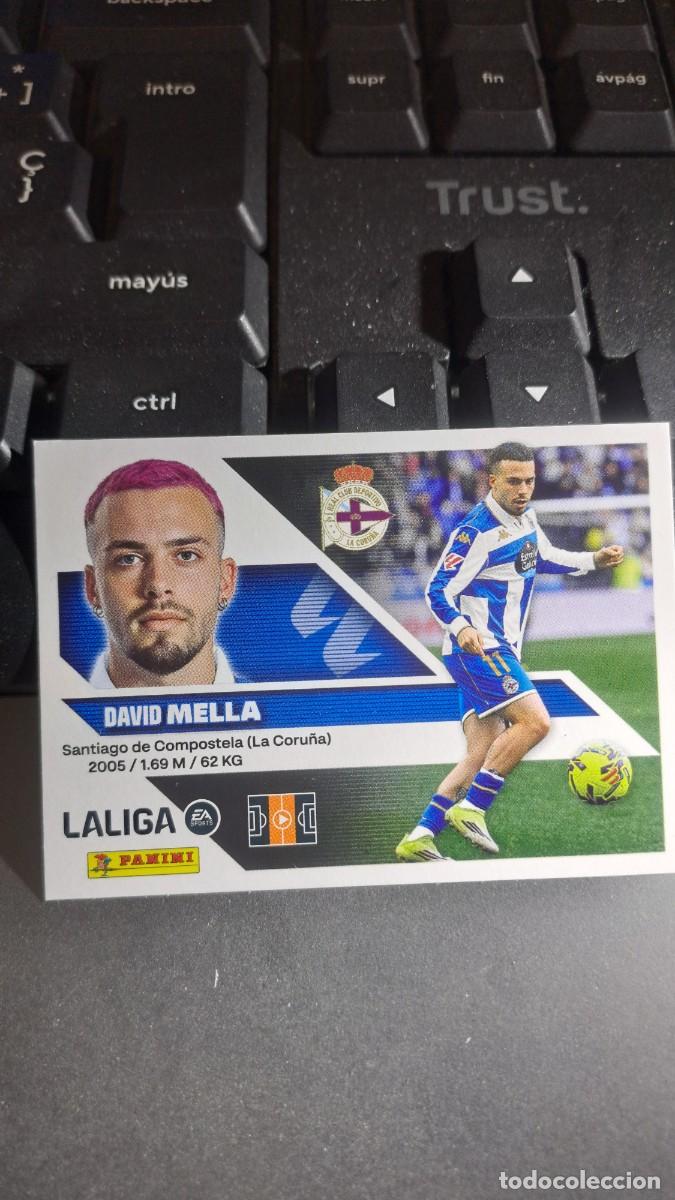Coleccionismo cromos antiguos: CROMO MELLA 16 DEPORTIVO DE LA CORU&Ntilde;A LIGA 2026 2027 26 27 ESTE PANINI NUNCA PEGADO