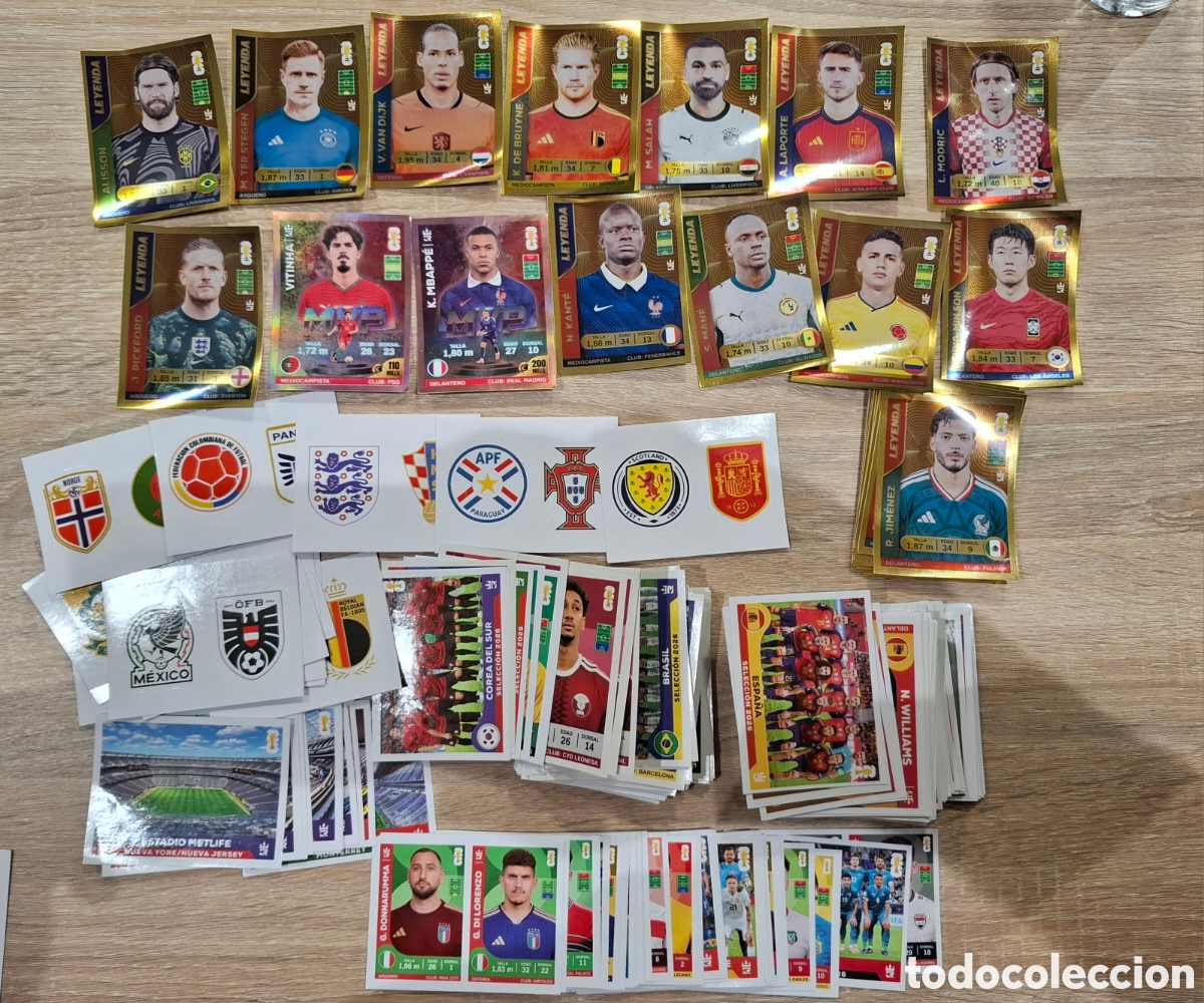 Coleccionismo cromos antiguos: Lote 320 cromos sin repetir edici&oacute;n 3 reyes mundial 2026