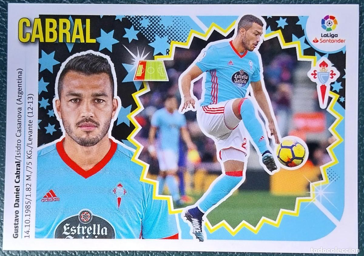 Coleccionismo cromos antiguos: 4 CABRAL CELTA DE VIGO CROMOS ALBUM EDICIONES ESTE 2018 2019 18 19