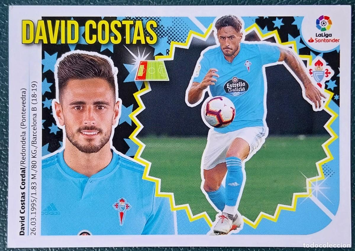 Coleccionismo cromos antiguos: 4B / 4 B DAVID COSTAS CELTA DE VIGO CROMOS ALBUM EDICIONES ESTE 2018 2019 18 19