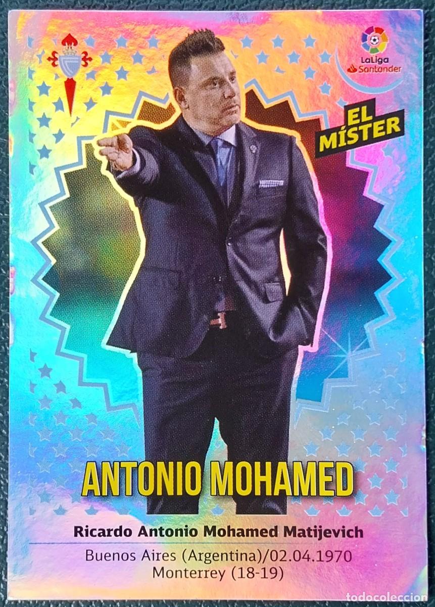 Coleccionismo cromos antiguos: 12 ANTONIO MOHAMED ENTRENADOR CELTA DE VIGO CROMOS ALBUM EDICIONES ESTE 2018 2019 18 19