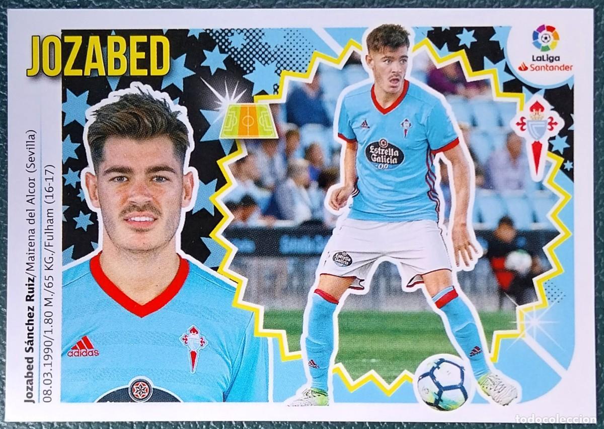 Coleccionismo cromos antiguos: 12A / 12 A JOZABED CELTA DE VIGO CROMOS ALBUM EDICIONES ESTE 2018 2019 18 19