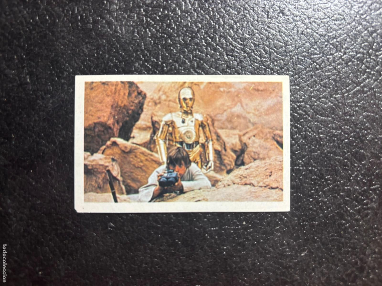 Coleccionismo cromos antiguos: CROMO LA GUERRA DE LAS GALAXIAS STAR WARS ORIGINAL N&ordm; 50 LUKE SKYWALKER C3PO EDITORIAL PACOSA 2 1977