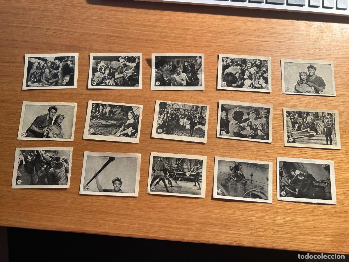 Collezionismo Figurine antiche: El halcon y la flecha. 15 cromos sin pegar. Ediciones Clipper 1951