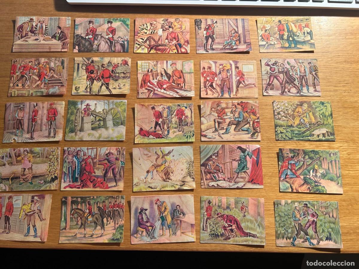 Collezionismo Figurine antiche: Policia Montada del Canada. 25 cromos. FHER 1945