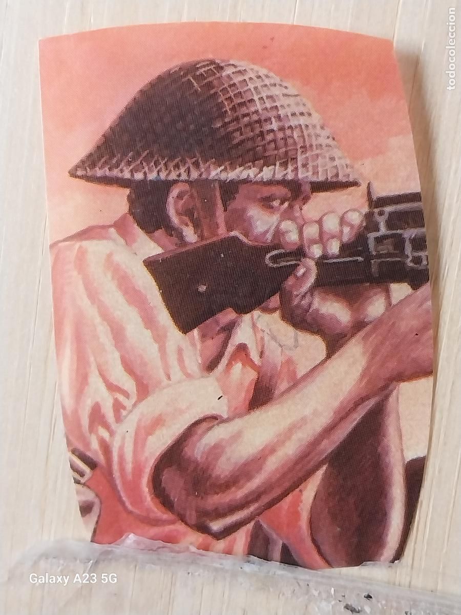 Sammeln alte Sammelbilder: FUERZAS ARMADAS MAGA A&Ntilde;O 1981 CROMO 213 TROQUELADO RECUPERADO ORIGINAL *