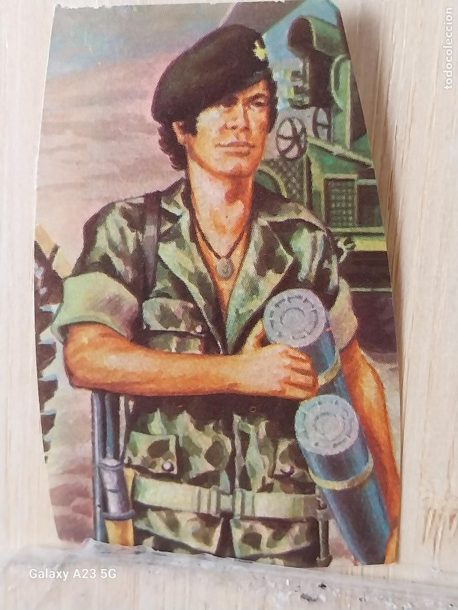 Sammeln alte Sammelbilder: FUERZAS ARMADAS MAGA A&Ntilde;O 1981 CROMO 202 TROQUELADO RECUPERADO ORIGINAL *