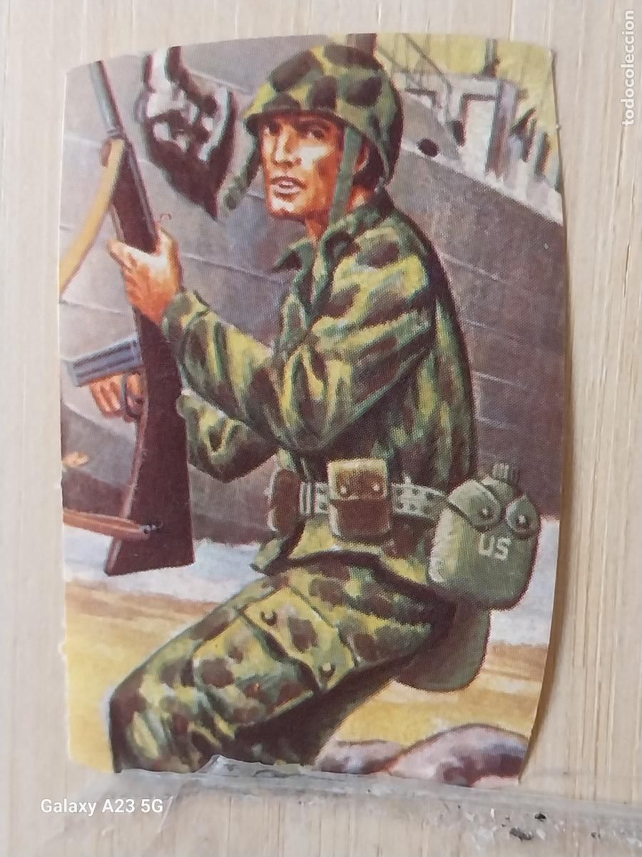 Collectable Antique Stickers: FUERZAS ARMADAS MAGA A&Ntilde;O 1981 CROMO 185 TROQUELADO RECUPERADO ORIGINAL *