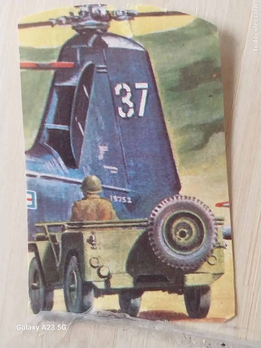 Coleccionismo cromos antiguos: FUERZAS ARMADAS CROMO 166 MAGA A&Ntilde;O 1981 RECUPERADO ORIGINAL *