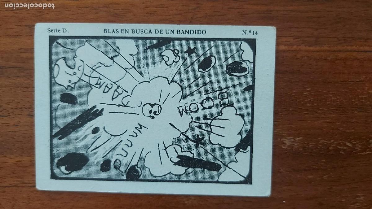 Coleccionismo cromos antiguos: BLAS EN BUSCA DE UN BANDIDO ( OSWALD THE LUCKY RABBIT )- CROMO N&Uacute;MERO 14 - A&Ntilde;OS 1930s WALT DISNEY