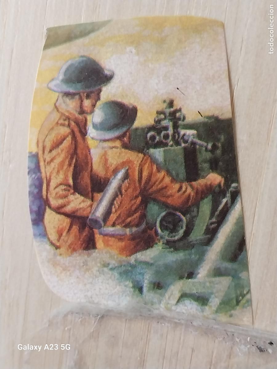 Coleccionismo cromos antiguos: FUERZAS ARMADAS CROMO 106 TROQUELADO MAGA A&Ntilde;O 1981 RECUPERADO ORIGINAL *