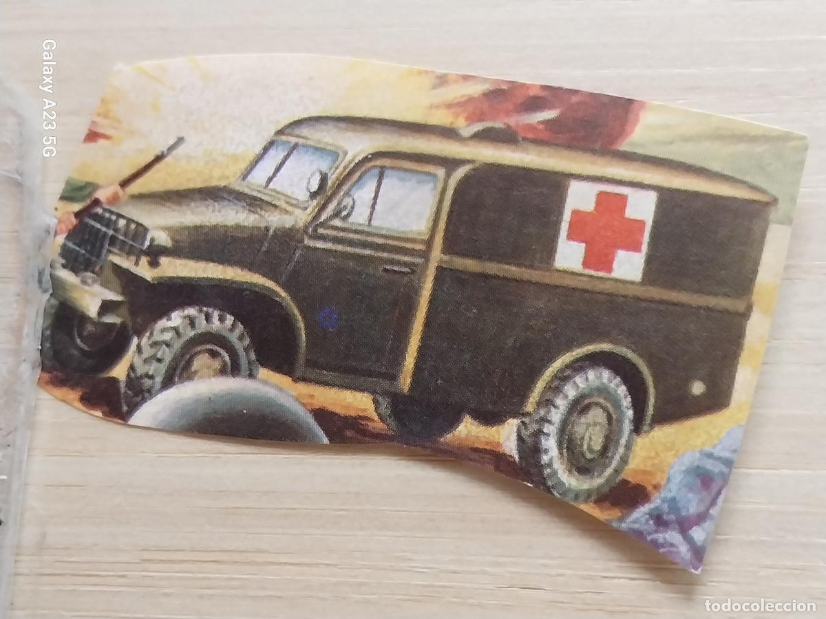 Coleccionismo cromos antiguos: FUERZAS ARMADAS CROMO 105 TROQUELADO MAGA A&Ntilde;O 1981 RECUPERADO ORIGINAL *
