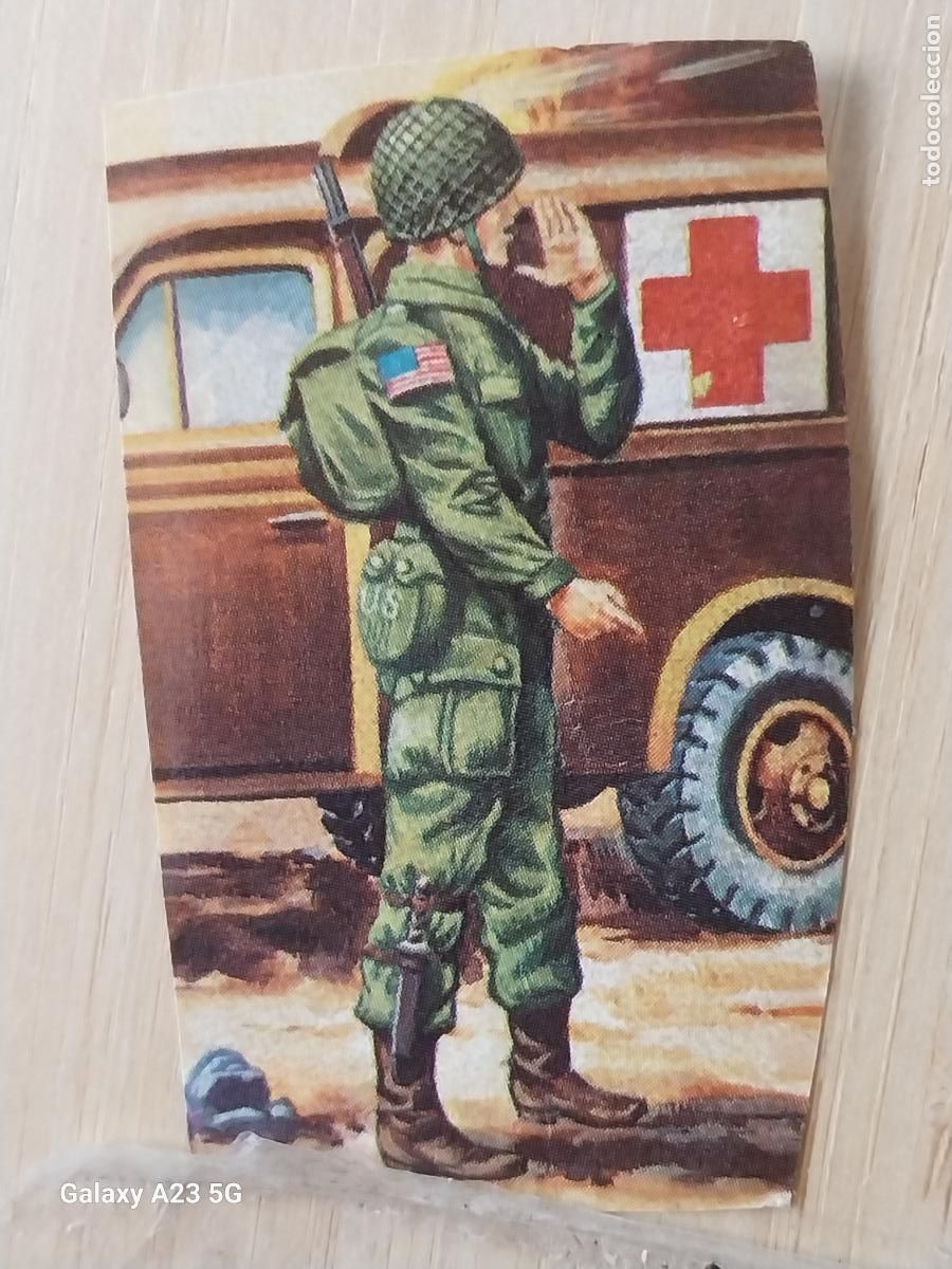 Collectionnisme Cartes &agrave; collectionner anciennes: FUERZAS ARMADAS CROMO 103 TROQUELADO MAGA A&Ntilde;O 1981 RECUPERADO ORIGINAL *
