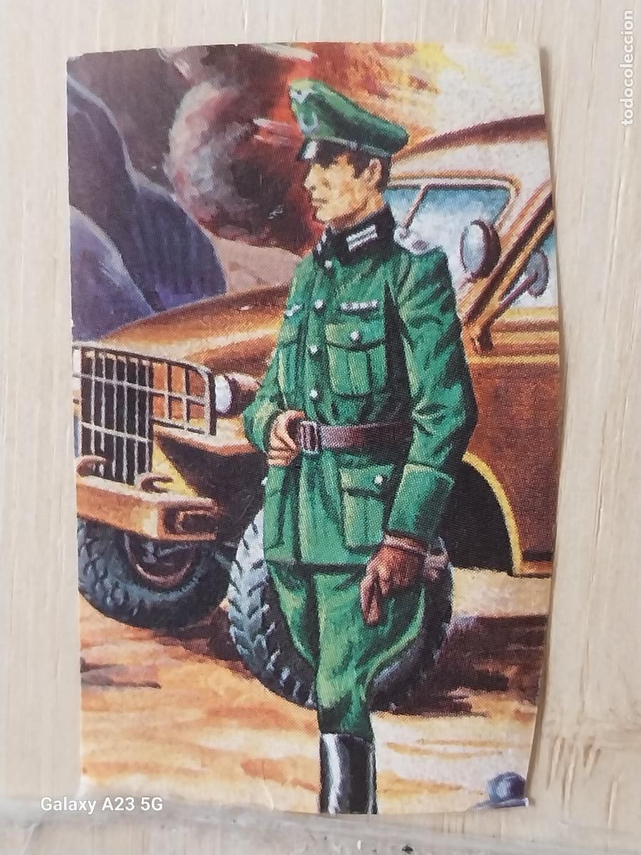 Collectable Antique Stickers: FUERZAS ARMADAS CROMO 102 TROQUELADO MAGA A&Ntilde;O 1981 RECUPERADO ORIGINAL *