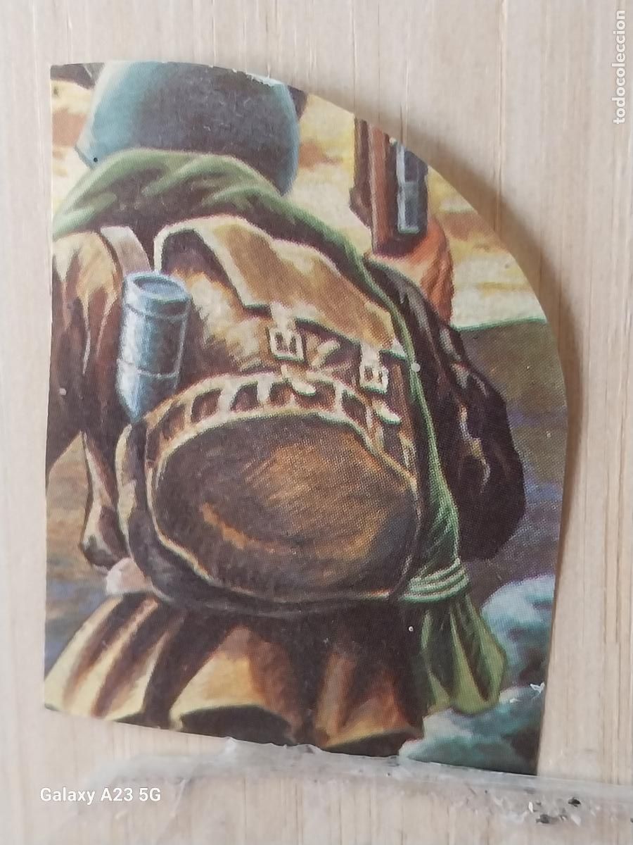 Coleccionismo cromos antiguos: FUERZAS ARMADAS CROMO 84 TROQUELADO MAGA A&Ntilde;O 1981 RECUPERADO ORIGINAL *