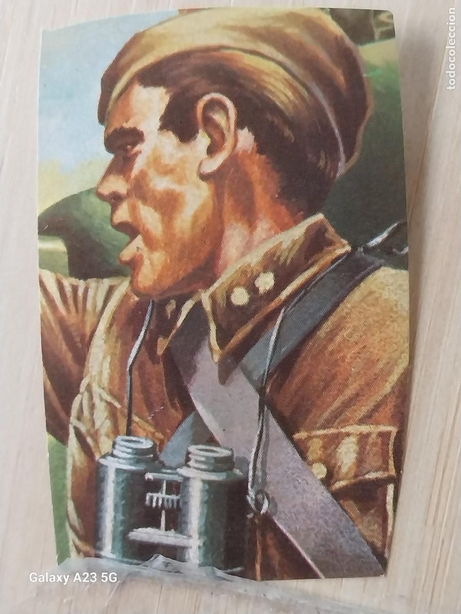 Coleccionismo cromos antiguos: FUERZAS ARMADAS CROMO 82 TROQUELADO MAGA A&Ntilde;O 1981 RECUPERADO ORIGINAL *