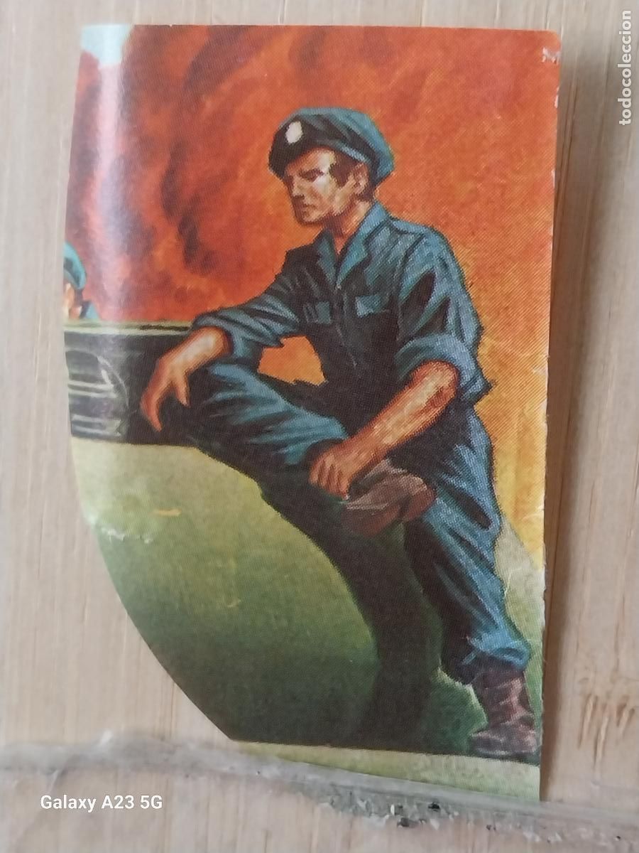 Coleccionismo cromos antiguos: FUERZAS ARMADAS CROMO 78 TROQUELADO MAGA A&Ntilde;O 1981 RECUPERADO ORIGINAL *