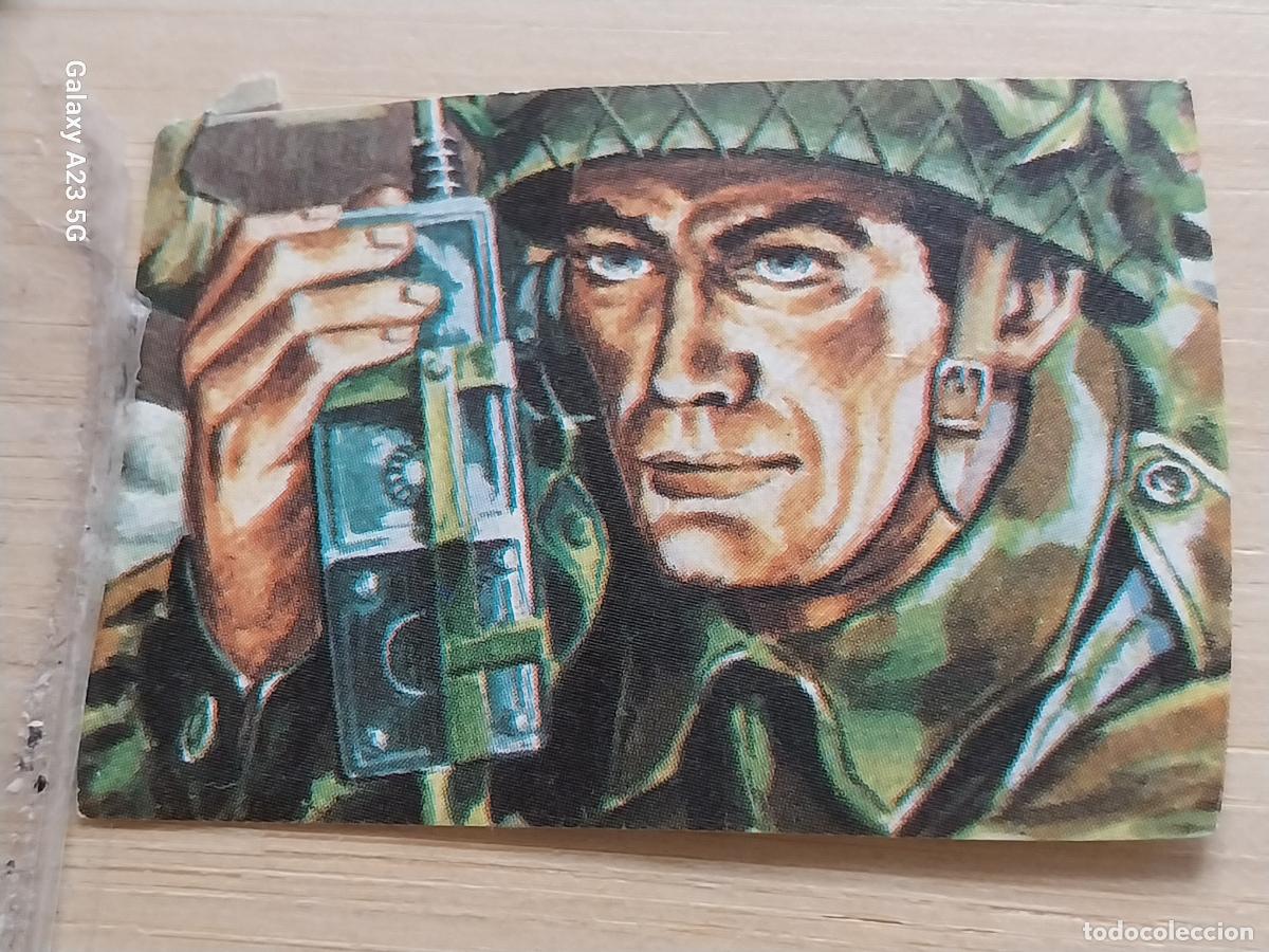 Collectable Antique Stickers: FUERZAS ARMADAS CROMO 63 TROQUELADO MAGA A&Ntilde;O 1981 RECUPERADO ORIGINAL *