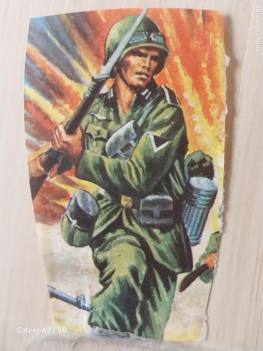 Collectable Antique Stickers: FUERZAS ARMADAS CROMO 61 TROQUELADO MAGA A&Ntilde;O 1981 RECUPERADO ORIGINAL *