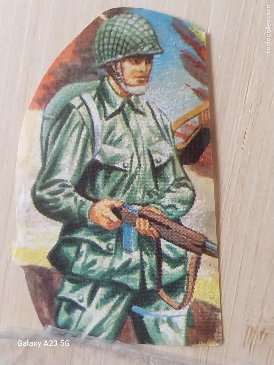 Collectable Antique Stickers: FUERZAS ARMADAS CROMO 60 TROQUELADO MAGA A&Ntilde;O 1981 RECUPERADO ORIGINAL *