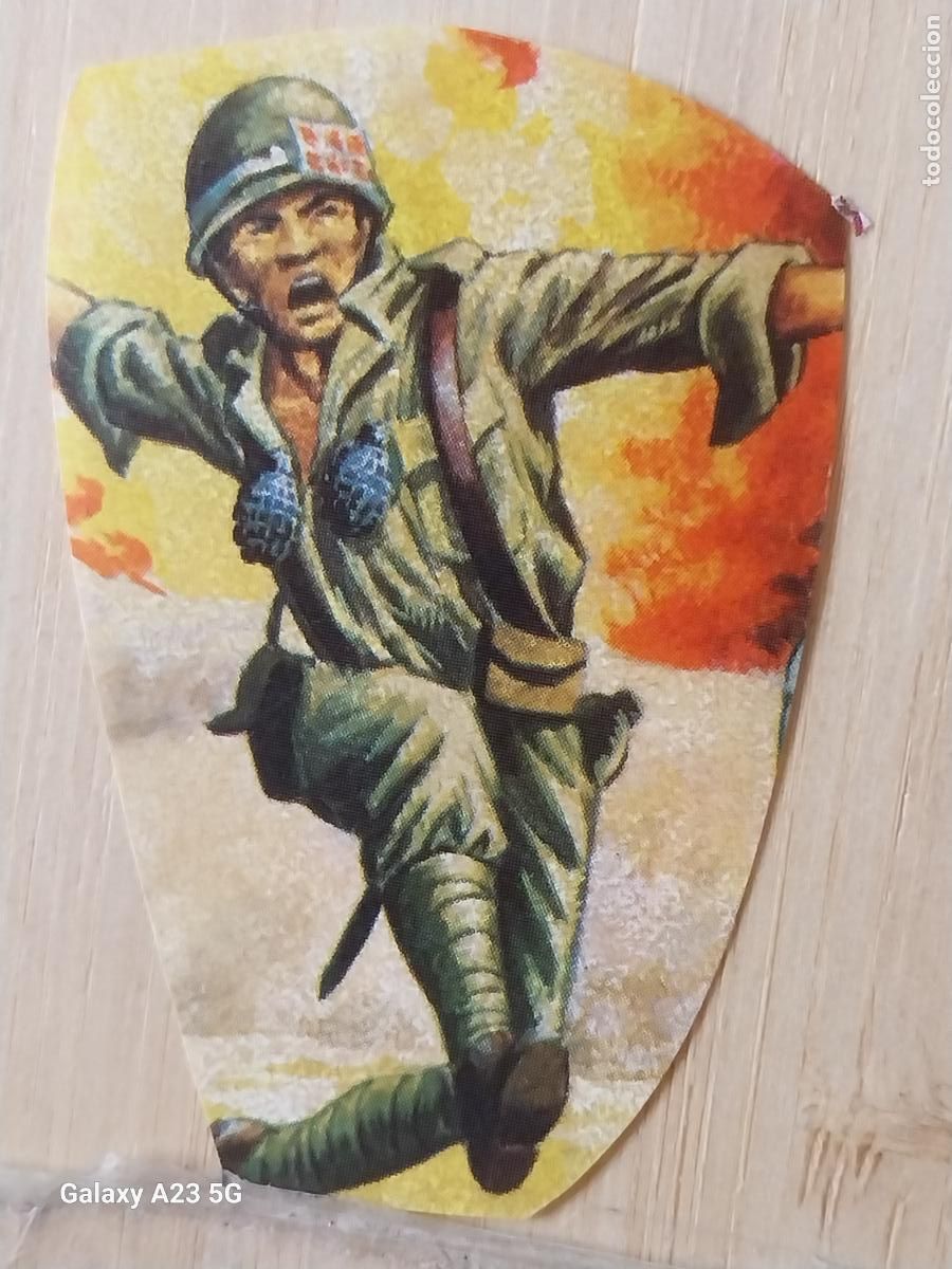 Collectable Antique Stickers: FUERZAS ARMADAS CROMO 59 TROQUELADO MAGA A&Ntilde;O 1981 RECUPERADO ORIGINAL *