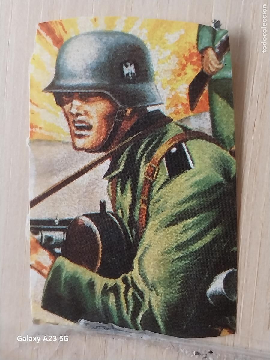 Collectable Antique Stickers: FUERZAS ARMADAS CROMO 56 TROQUELADO MAGA A&Ntilde;O 1981 RECUPERADO ORIGINAL *