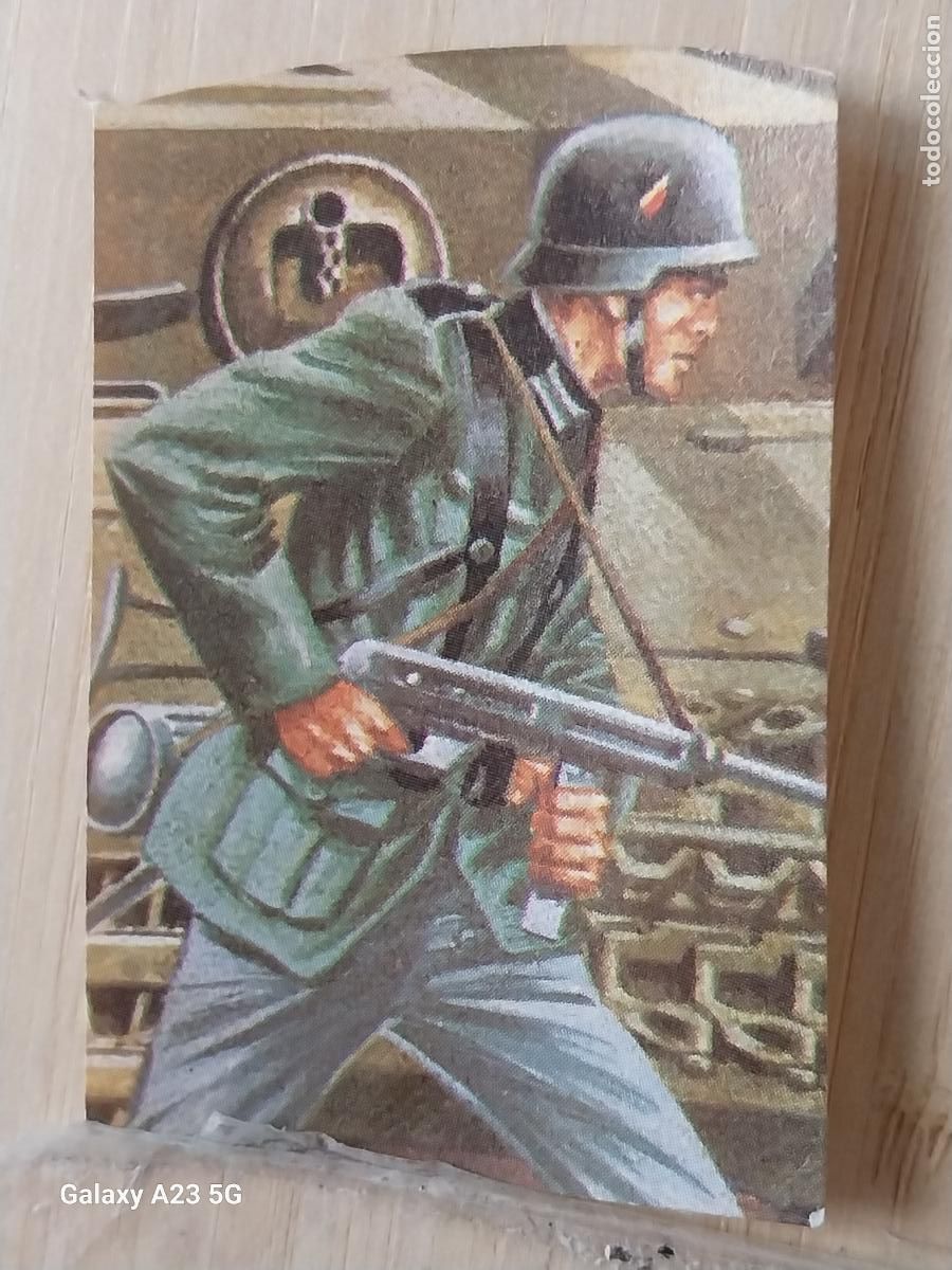 Coleccionismo cromos antiguos: FUERZAS ARMADAS CROMO 50 TROQUELADO MAGA A&Ntilde;O 1981 RECUPERADO ORIGINAL *