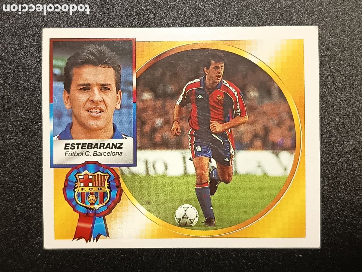Coleccionismo cromos antiguos: ESTEBARANZ FUTBOL CLUB BARCELONA LIGA 94-95 1994-95 1994 1995 EDICIONES ESTE BAJA SIN PEGAR