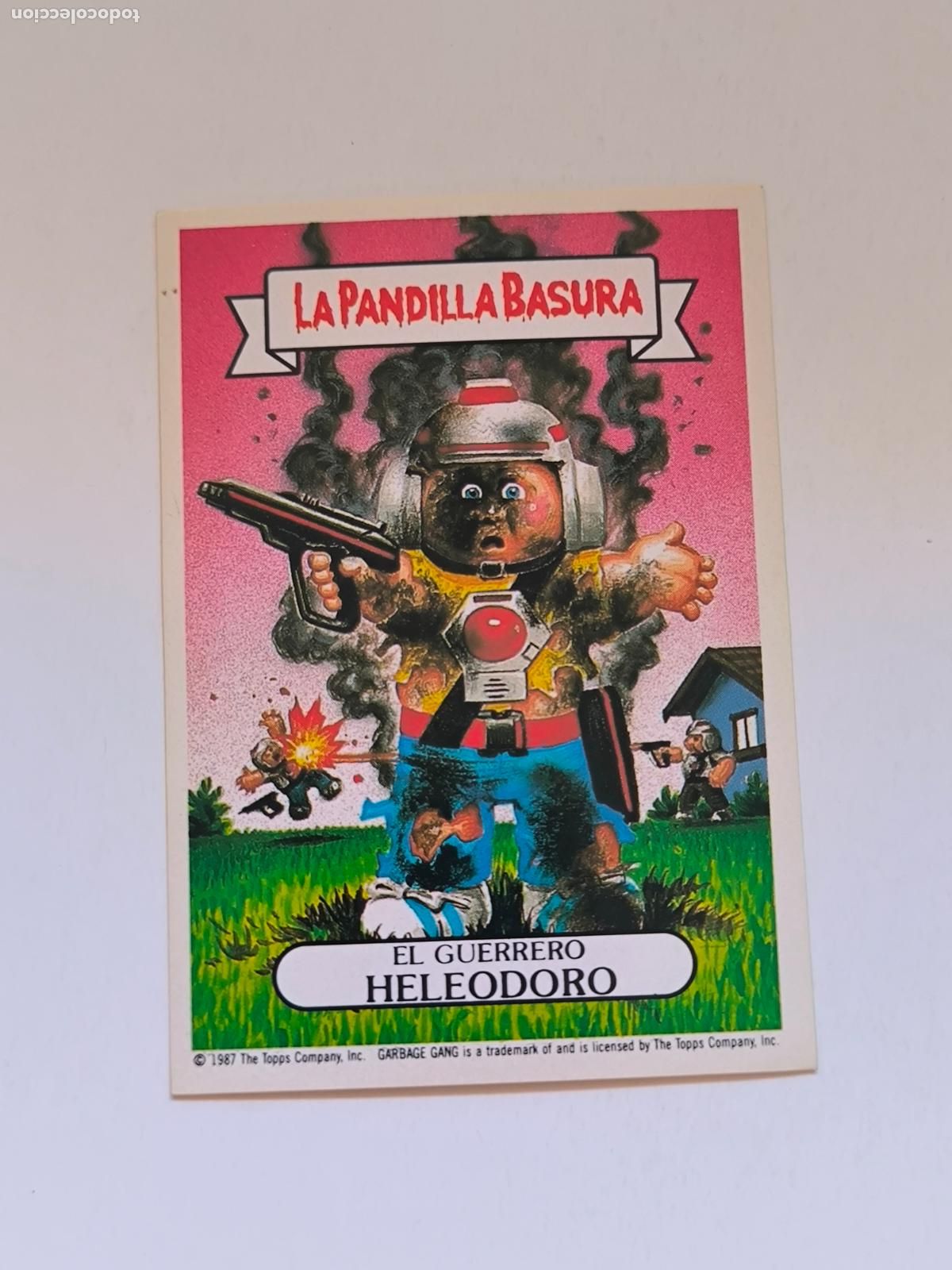Coleccionismo cromos antiguos: CROMO LA PANDILLA BASURA - N&ordm; 196 - EL GUERRERO HELEODORO - MERCHANTE ALBUM AMARILLO (148A2)