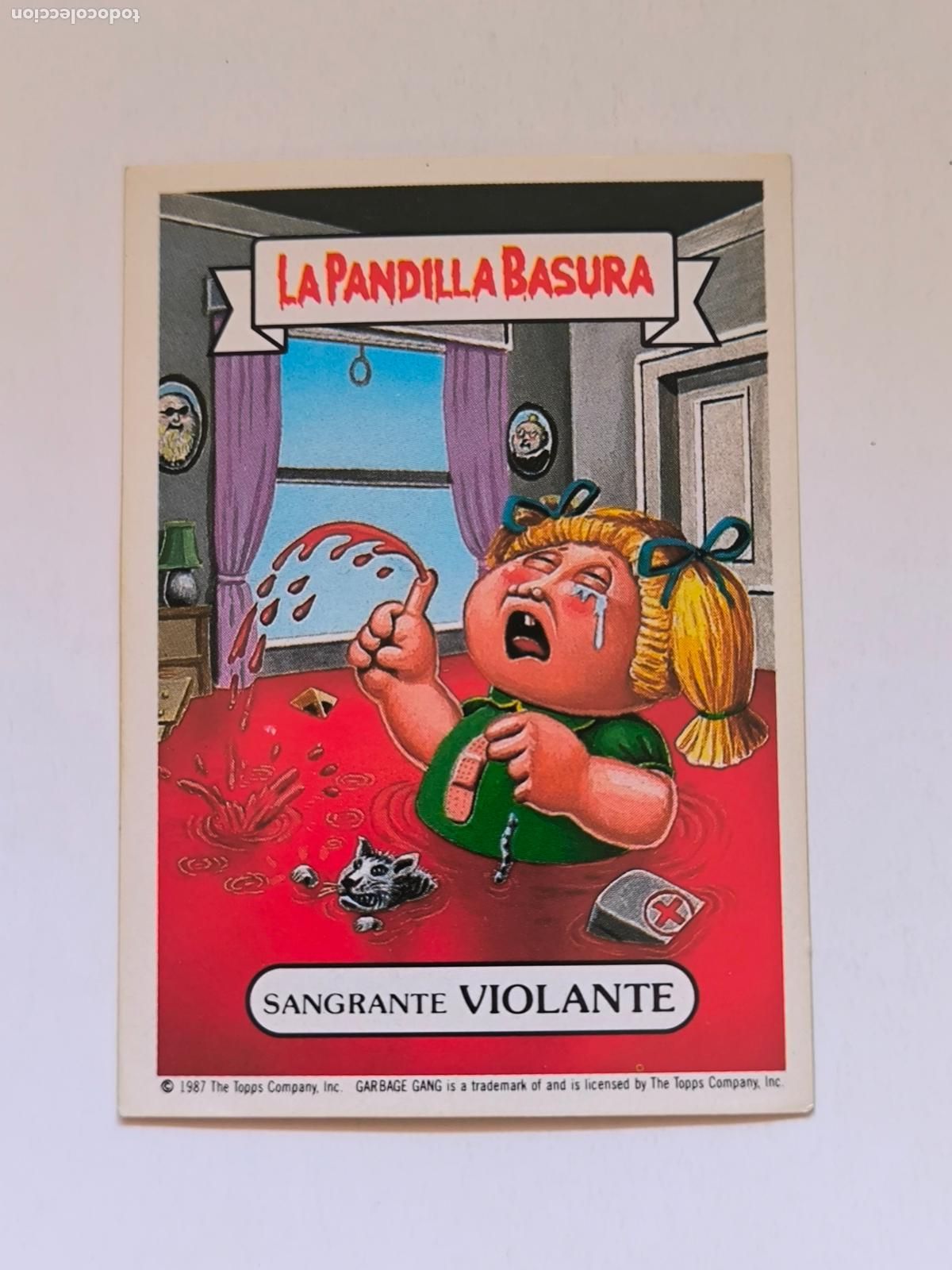 Coleccionismo cromos antiguos: CROMO LA PANDILLA BASURA - N&ordm; 205 - SANGRANTE VIOLANTE - MERCHANTE ALBUM AMARILLO (148A2)