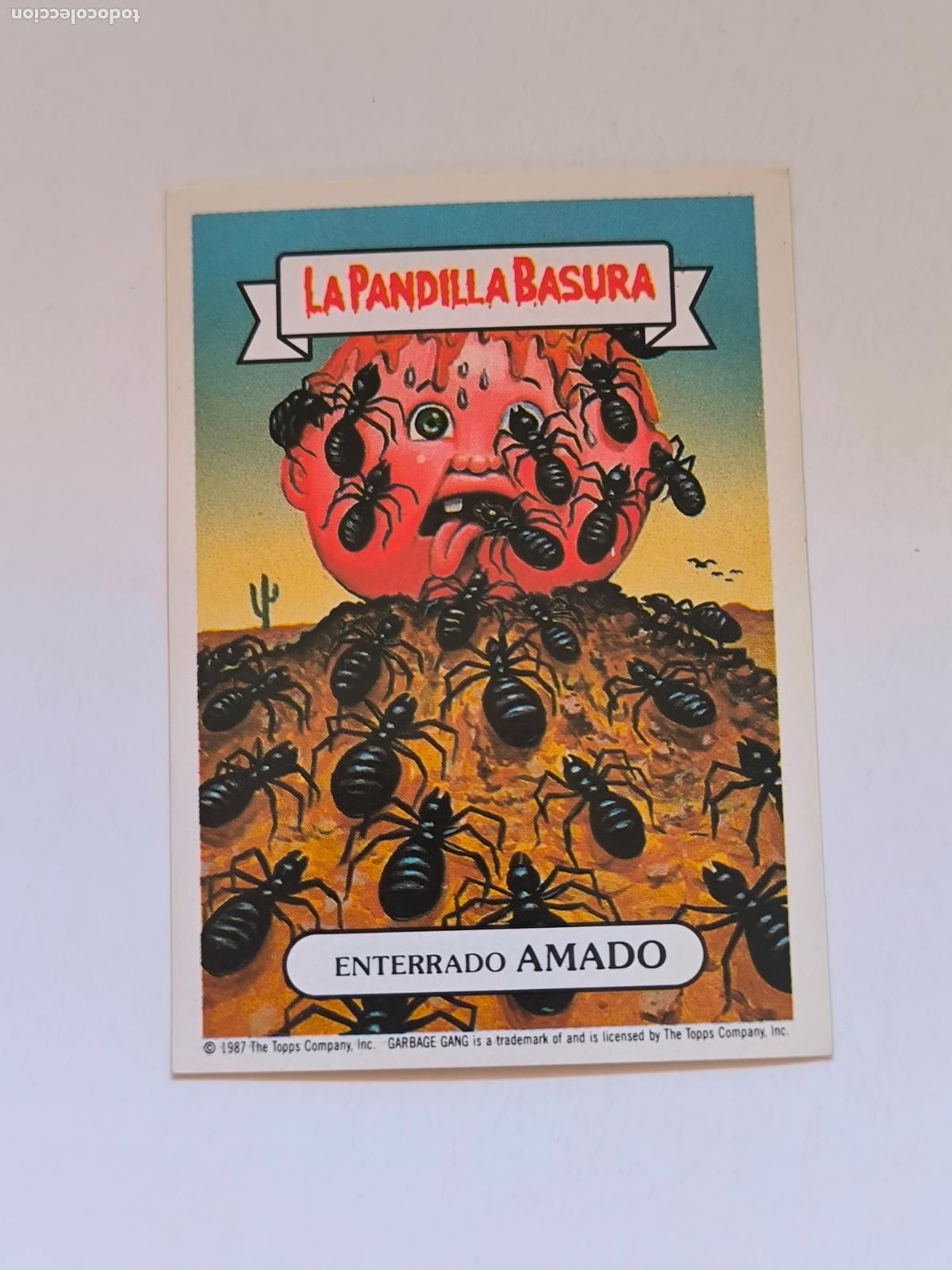 Coleccionismo cromos antiguos: CROMO LA PANDILLA BASURA - N&ordm; 245 - ENTERRADO AMADO - MERCHANTE ALBUM AMARILLO (148A2)
