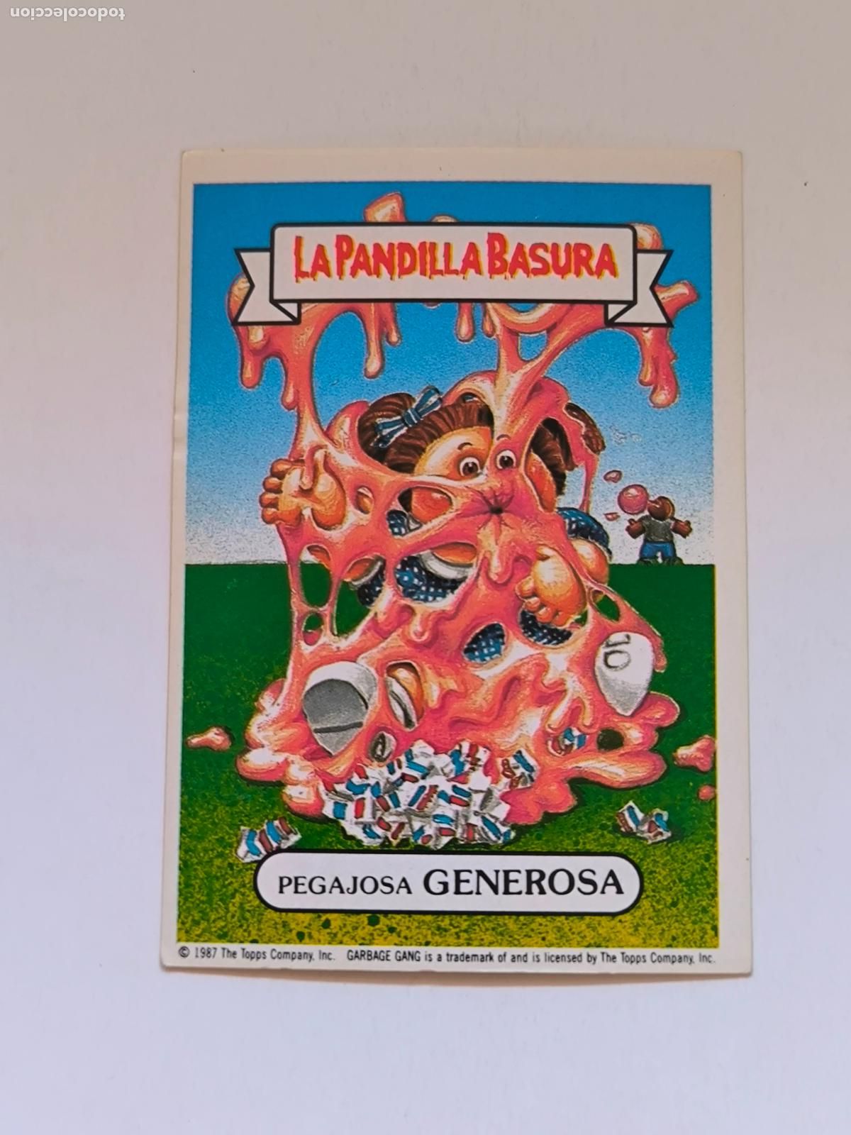 Coleccionismo cromos antiguos: CROMO LA PANDILLA BASURA - N&ordm; 255 - PEGAJOSA GENEROSA - MERCHANTE ALBUM AMARILLO (148A2)