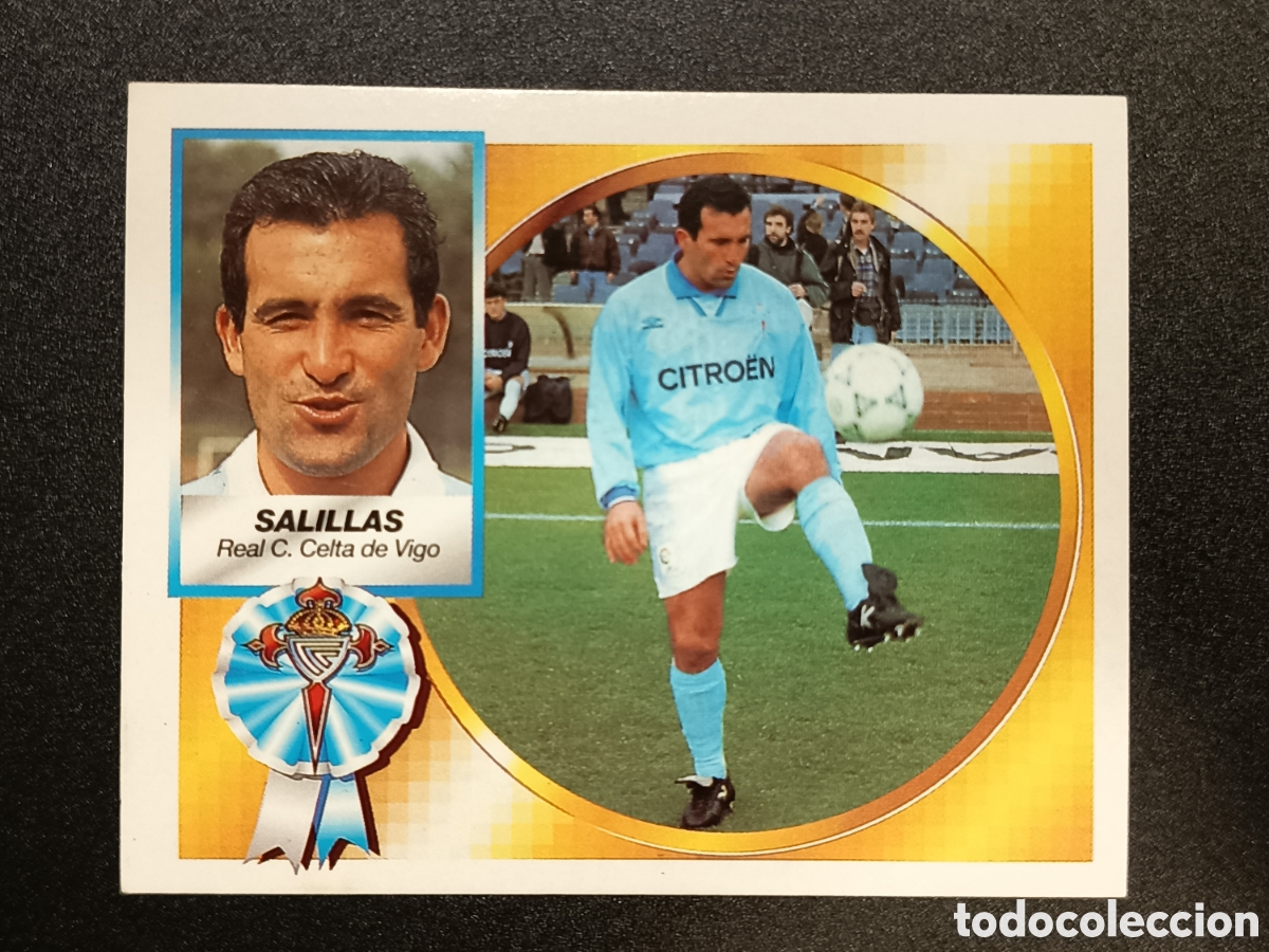 Coleccionismo cromos antiguos: SALILLAS CELTA DE VIGO LIGA 94-95 1994-95 1994 1995 EDICIONES ESTE BAJA SIN PEGAR