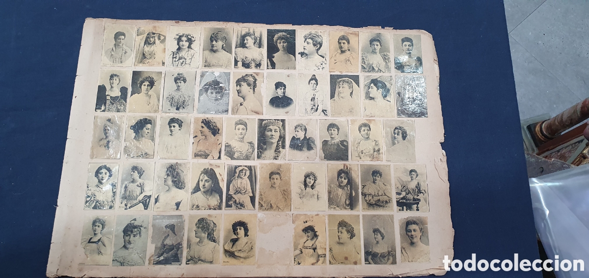 Collectionnisme Cartes &agrave; collectionner anciennes: Album de cromos de chocolates o tabaco. S. XIX. Sin portada. (L137)