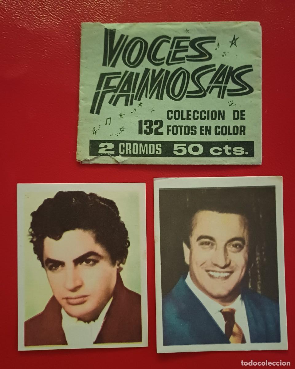 Coleccionismo cromos antiguos: SOBRE DE CROMOS ABIERTO MAS 2 CROMOS VOCES FAMOSAS. IBERO MUNDIAL
