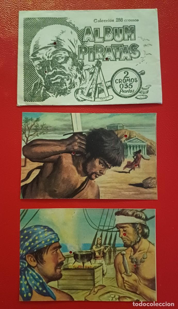 Coleccionismo cromos antiguos: SOBRE CROMOS ABIERTO MAS 2 CROMOS PIRATAS