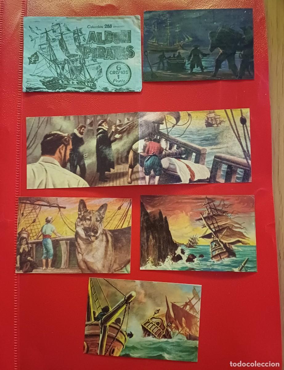 Coleccionismo cromos antiguos: SOBRE CROMOS ABIERTO MAS 6 CROMOS PIRATAS