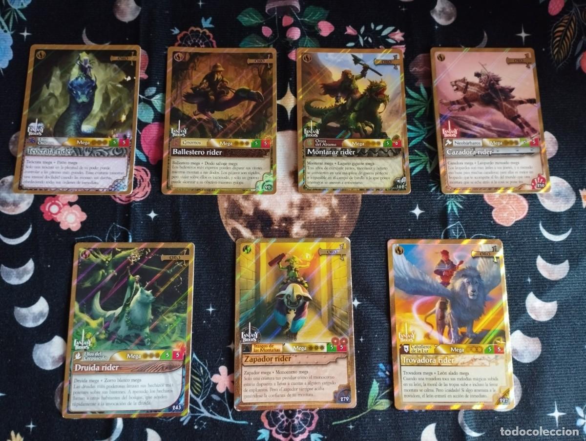 Coleccionismo cromos antiguos: Cartas Fantasy Riders SERIE ORO, 2019