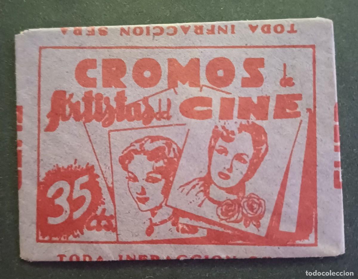 Coleccionismo cromos antiguos: SOBRE DE CROMOS SIN ABRIR ARTISTAS DEL CINE, FHER
