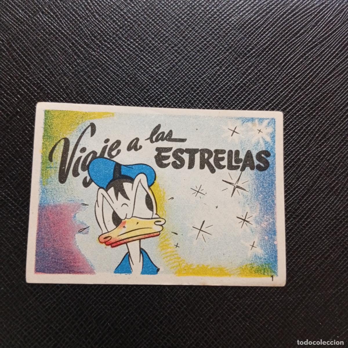 Coleccionismo cromos antiguos: 1 VIAJE A LAS ESTRELLAS CHOCOLATES LLOVERAS DISNEY 1948 CROMO - SIN PEGAR - A214 PG19
