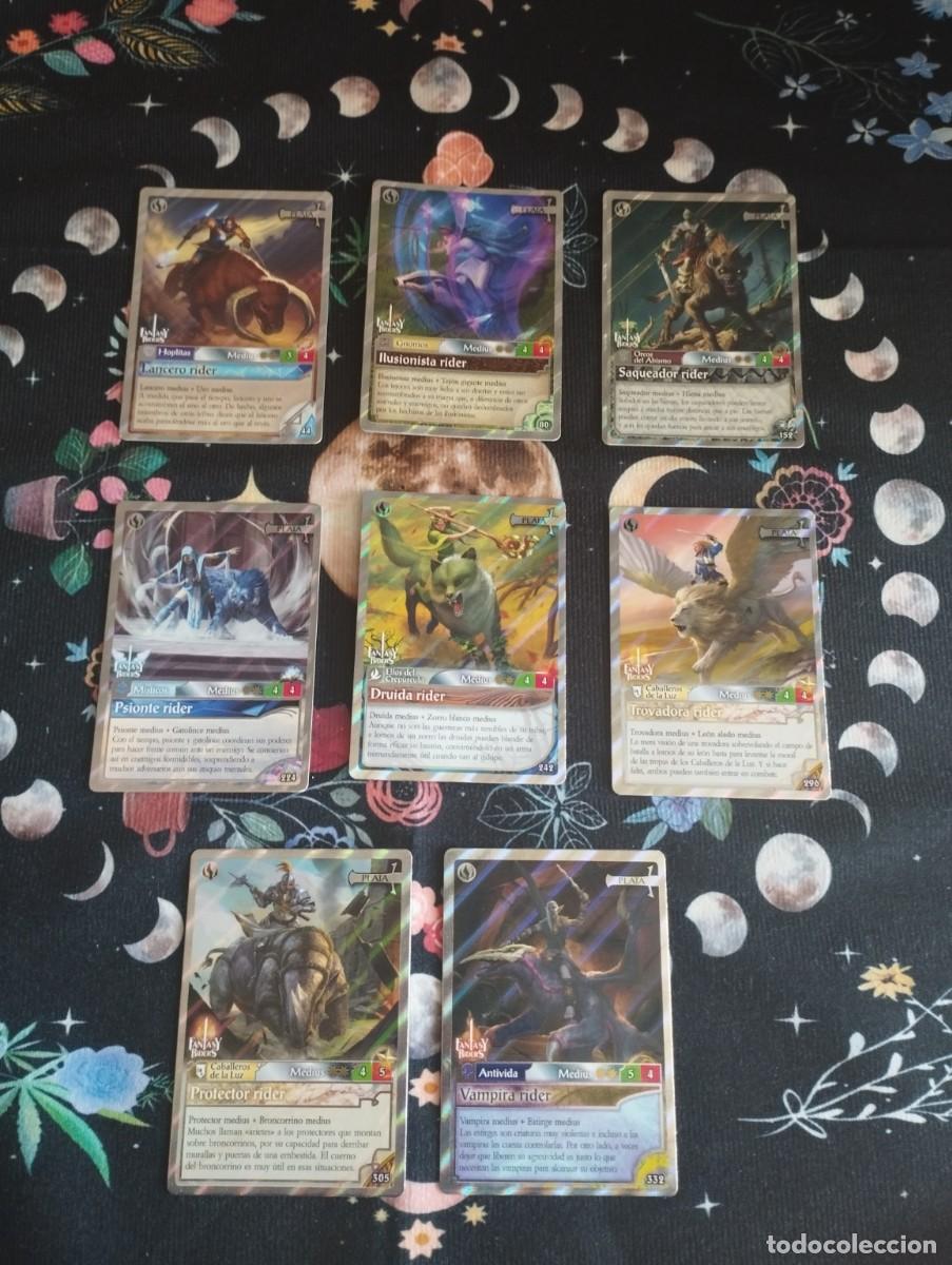 Coleccionismo cromos antiguos: Cartas Fantasy Riders SERIE PLATA, 2019