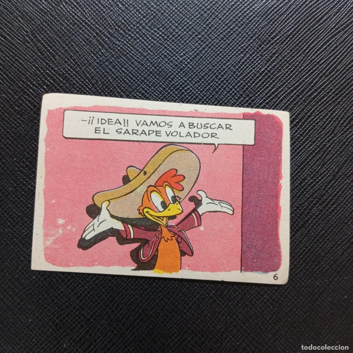 Collectable Antique Stickers: 6 VIAJE A LAS ESTRELLAS CHOCOLATES LLOVERAS DISNEY 1948 CROMO - SIN PEGAR - A214 PG19 B